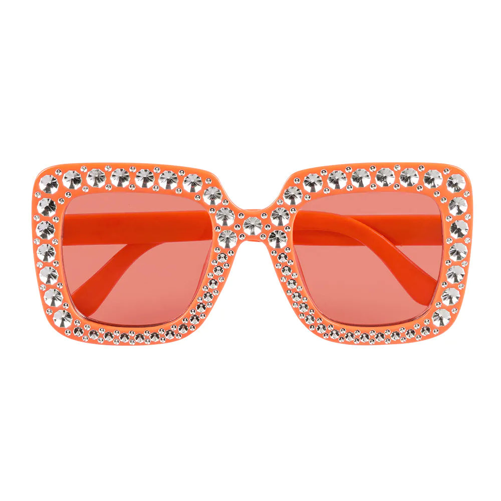 Oranje Partybril Bling