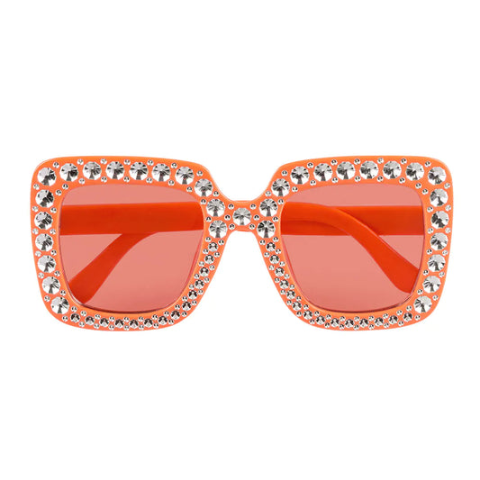 Oranje Partybril Bling