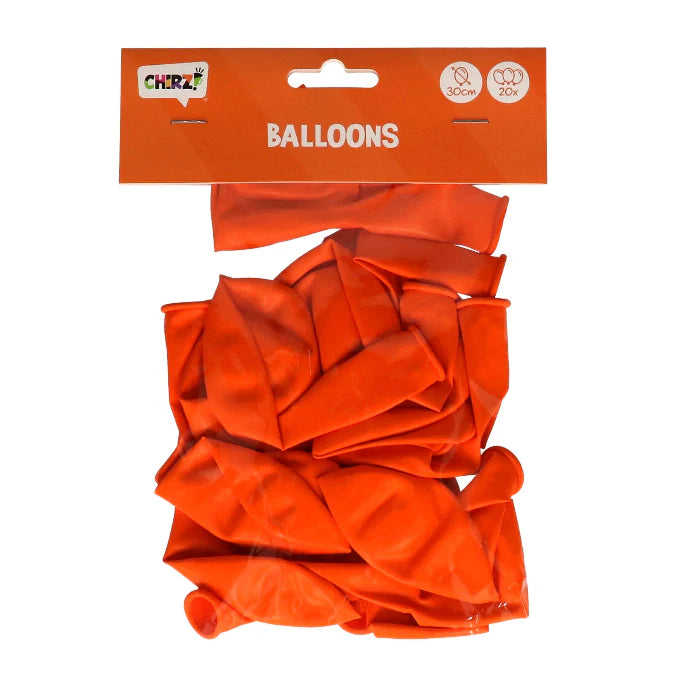 Oranje Ballon 20 stuks